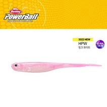 버클리 파워베이트 저크쉐드 5인치 광어다운샷, HPW 핑크화이트