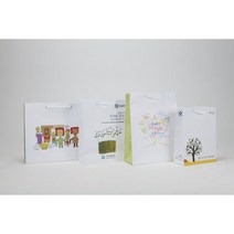 종이 쇼핑백 가방 주문 제작 인쇄 소량 대량 회사 로고 기업 맞춤 관공서 회사 홍보 공공기관, 유(별도), 1도