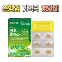 일양약품 프라임징코 30T 노인 기억력 집중력높이는약 중년 수험생 청소년 플라보놀