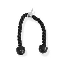 트라이셉 로프바 I 케이블그립 치닝바 케이블손잡이 렛바 케이블머신, 1개