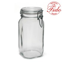 이태리 피도 유리병 투명 1500ML피도병밀폐용기, 단품