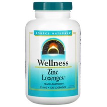 SOURCE NATURALS WELLNESS 아연 설하정