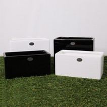 하모화분 직사각형 화분, 유광블랙BH131-B (20x10x11)