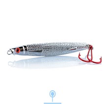 멸치 크롬메탈지그 30g 38g 50g 60g 80g 고등어 삼치 갈치 루어 AN-43, 더블훅