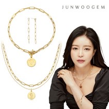 [KT알파쇼핑][준우젬] 18k 코인클립콜렉션 총5종(목걸이 팔찌 등)