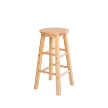 높은 의자 바 바 바 의자 실목 의자 간단하다, 원색, 60cm, 1개