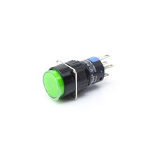 LAS1-AY-11/G/12V 16파이 푸쉬 버튼 스위치 PUSH BUTTON ONPOW, 푸쉬 타입