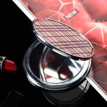 본체크 양면 손거울 2배확대 접이식 원형손거울, 상세 참조