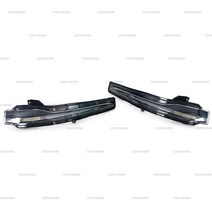 사이드미러 메르세데스 벤츠용 자동 백미러 방향 지시등 W205 W213 W222 A0999060701/A0999060801 에 적합, [02] Right, [01] Black