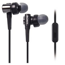 소니 이어폰, MDR-XB50AP, 블랙