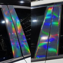 [AM] 올뉴스포티지QL 레이저카본홀로그램 B필러 데칼스티커
