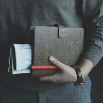 901 천연 가죽 다이어리 2023 6공 육공 만년 바인더 빈티지 커버 업무 고급, A6(32절)_브리티쉬 그린, 속지미포함, 각인작업:4천원