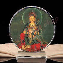 보현보살 문수보살 나무아미타불 개업고사상 부처상 불상 불교용품 순수한 손으로 그린 부처님 초상화 땅, 03 style 3_04 19cm