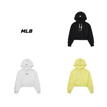 MLB 여성 베이직 크롭핏 후드티 3FHDB0321