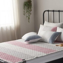 [천삼백케이] [샤이닝홈] 아밍 봉봉 시어서커 침대패드 Q, 블루