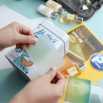 핸드메이드 스티커 반투명 라벨지 10 스티커라벨기 가격표