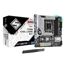 애즈락 B760M 스틸레전드 WiFi D5 메인보드 (LGA1700 DDR5 M-ATX) 디앤디컴, 1개, 선택하세요