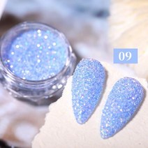반사 어두운 플래시 Holographics 네일 파우더 반짝이 Glitters 아트 먼지 장식 크롬 안료 DIY 액세서리, 한개옵션1, 34 37