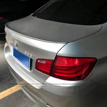 BMW F10 F18 M5 용 520 525 528 535 2012 2013 2014 2015 뒷 트렁크 스포일러 하이퀄리티 ABS 소재 프라이머 컬러 카 테일 윙, Gloosy Black