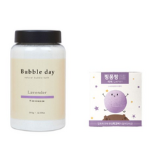 버블데이 입욕제 라벤더 파우더+핑퐁팡 라피 세트(라피120g+라벤더360g), 8세트