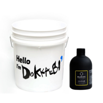 도깨비카케어 워시버킷 18L+블루믹스 마일드플러스 카샴푸 500ml 세차버킷세트