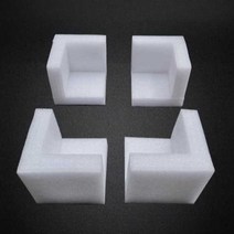 PE 모서리 보호대 포장재 이사 코너 스티로폼 스펀지, 80x80x80-20 300개
