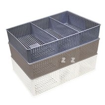 수납함 정리함 수납 박스 바스켓 소품함 랜덤 3칸, 색상랜덤, 색상랜덤