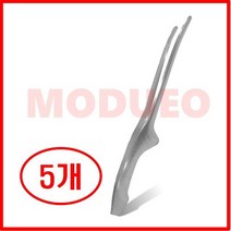 고기 집게 3+2 (5개) 만능집게 스테인레스 주방도구 먹방 젓가락 캠핑 바베큐 뜨는집게, 실버, 5개