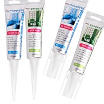 와이넷 실리콘모음 헤라 롱노즐 튜브 실리콘 가정용 100ml 보수용 욕실보수용품 마감용 방수 보수실리콘, 03.롱노즐백색실리콘, 1개