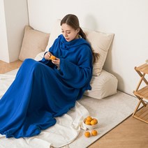방콕후드담요 극세사 입는담요 집순이 집돌이 블랭킷 캠핑