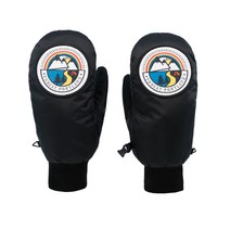 [2223] YOBEAT KERNS GLOVES 블랙 요비트 컨스 남녀공용 시즌권 포켓 스노우보드 장갑, 사이즈:S