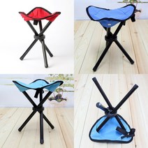마트498 야외용 접이식 삼각발 레저의자 접이식캠핑의자 휴대용캠핑의자 감성체어 접이식낚시의자 캠핑용 낙시의자