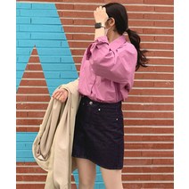 퓨어 생지 미니스커트