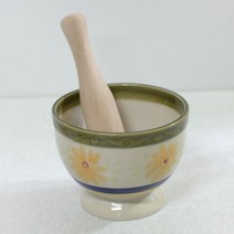 도자기절구 공이세트 대 미니 깨소금절구 절구통, 없음, 1개