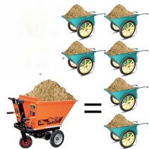 전동수레 리어카 농업용 운반차 대차 구르마 손수레 자동 핸드카, 소형 전동구르마(향상된 버전)