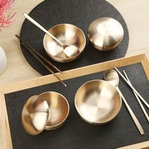 순수담 명인 명장 전통 방짜유기 2인 반상기 세트 1호, 단품