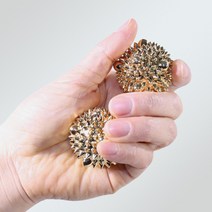 손지압기 지압구 수지침 손바닥 마사지볼, 황금수지침(금침구), 1개