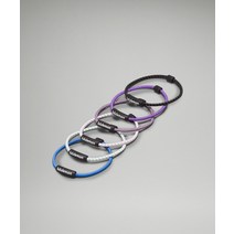 미국 룰루레몬 LULULEMON 207810 워드마크 헤어 타이 6팩 - 블랙/아토믹 퍼플/퍼플 애쉬/메도우스위트 핑크/민트 모멘트/파이프 드림 블루, Black/Atomic Purple/Purple Ash