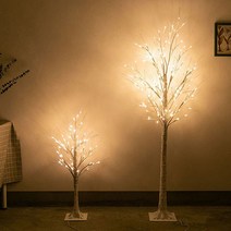 osshop LED 거실 무드등 나무 조명 인조 자작나무 라이트 카페 감성 건전지형 캠핑 인테리어 조화 개업 선물 크리스마스 트리 60cm 120cm 150cm 180cm, LED 거실무드등 - 180cm (usb아답터포함)