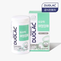 [10억 유산균 + 소화불량 케어] 듀오락 위청장쾌 프로바이오틱스 유산균 1통 (30일분)