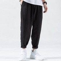 이지핏 남성 여름 시원한 쿨바지 밑단 단추 주름 조거 팬츠 남성하의 남자바지 남성바지 워싱스키니 면바지 마바지 스판 스판면바지 일자면바지 쿨소재바지 냉감소재 린넨바지 시원한바지 슬림팬츠 조거바지 죠거바지 쿨원단바지