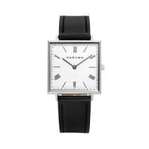 CARVEN WATCH 남성 가죽시계 CV643WHBK