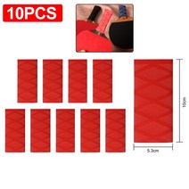 탁구용품티니핑 오버 그립 핸들 테이프 용 탁구 라켓 열 수축 세트 박쥐 밴드, 11 Red 10PCS