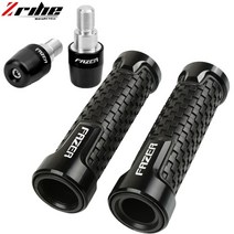 오토바이 액세서리 2006 "22MM 핸들 바 그립 캡 커버 야마하 FZ1 2015-2014 7/8, 20 Black 1SET