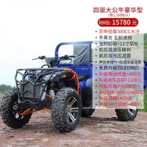 산악 4륜 오토바이 화물 ATV 바이크 큰 황소 비치 카 4 륜 오프로드 성인 더블 가솔린 전 지형 륜구동 농업 atv, 사륜구동 빅불 럭셔리/Zongshen