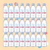 에비앙 330ml 24개 물 생수 먹는 샘물 가정용 사무실, 330mlx24개