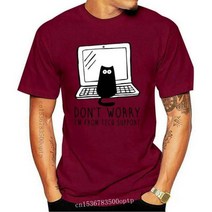 프린팅 티셔츠 반팔티 고양이 컴퓨터 프로그램 프린팅티셔츠 기술 지원 3D Tshirt 최신 면화 Tshirts 소프트웨어 프로그래밍 남자 남성