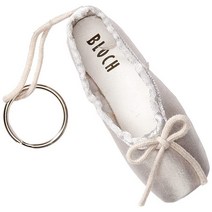 Bloch 유니 성인용 스탠더드 미니 뿌앙테 슈즈 키링 블랙 1개, One Size, Silver, Silver