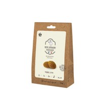 바우와우 바우베이커리 맛있는 소화불량 변비해소 강아지 간식 빵 마들렌(고구마)60g x 3개