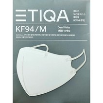 에티카 보건용 마스크 베이직 성인용 KF94 백색 중형, 1개입, 50개